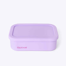 3 Compartment Bento Purple — interior pockets and organisation detail | Spixal