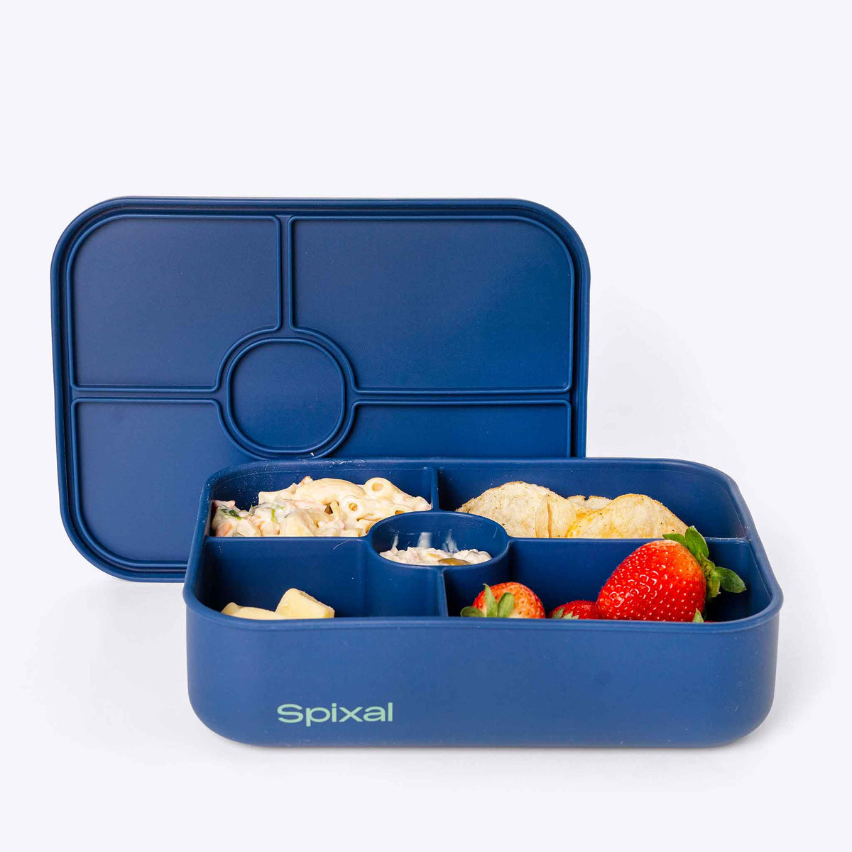 5 Compartment Bento Blue | Spixal