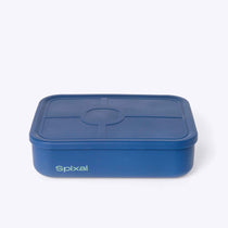 5 Compartment Bento Blue — interior pockets and organisation detail | Spixal