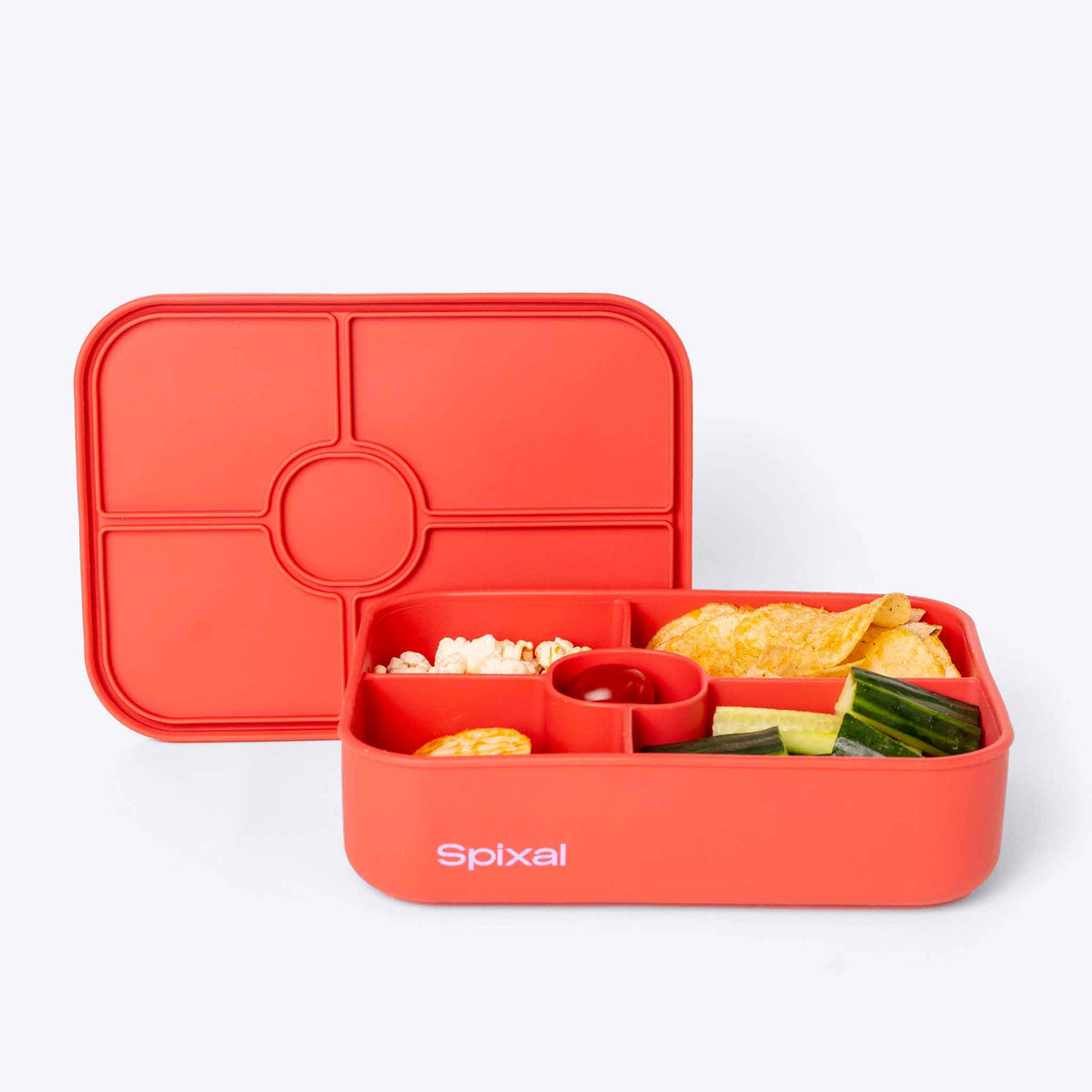 5 Compartment Bento Coral | Spixal