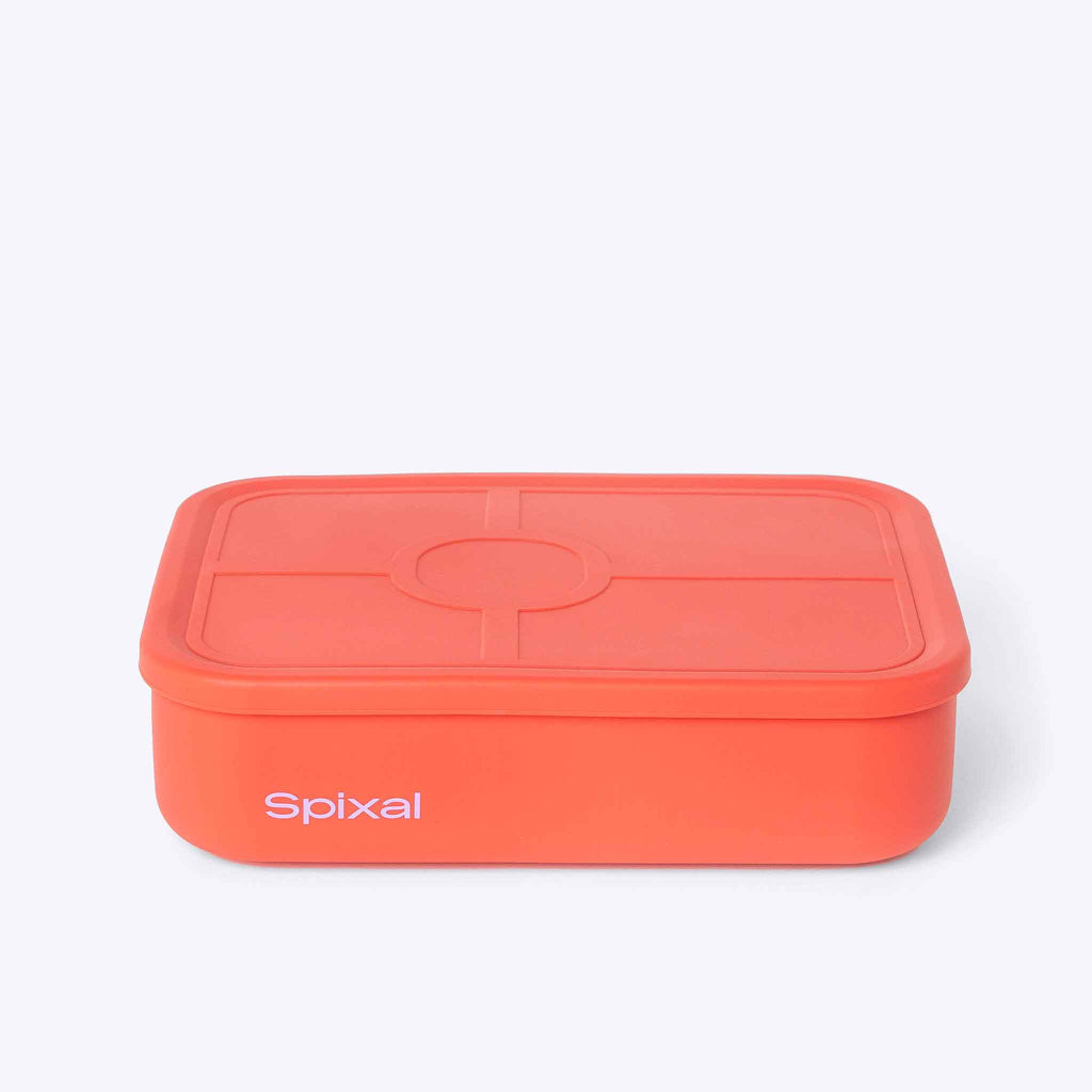 5 Compartment Bento Coral — interior pockets and organisation detail | Spixal