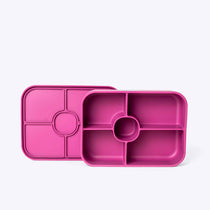 5 Compartment Bento Pink — interior pockets and organisation detail | Spixal