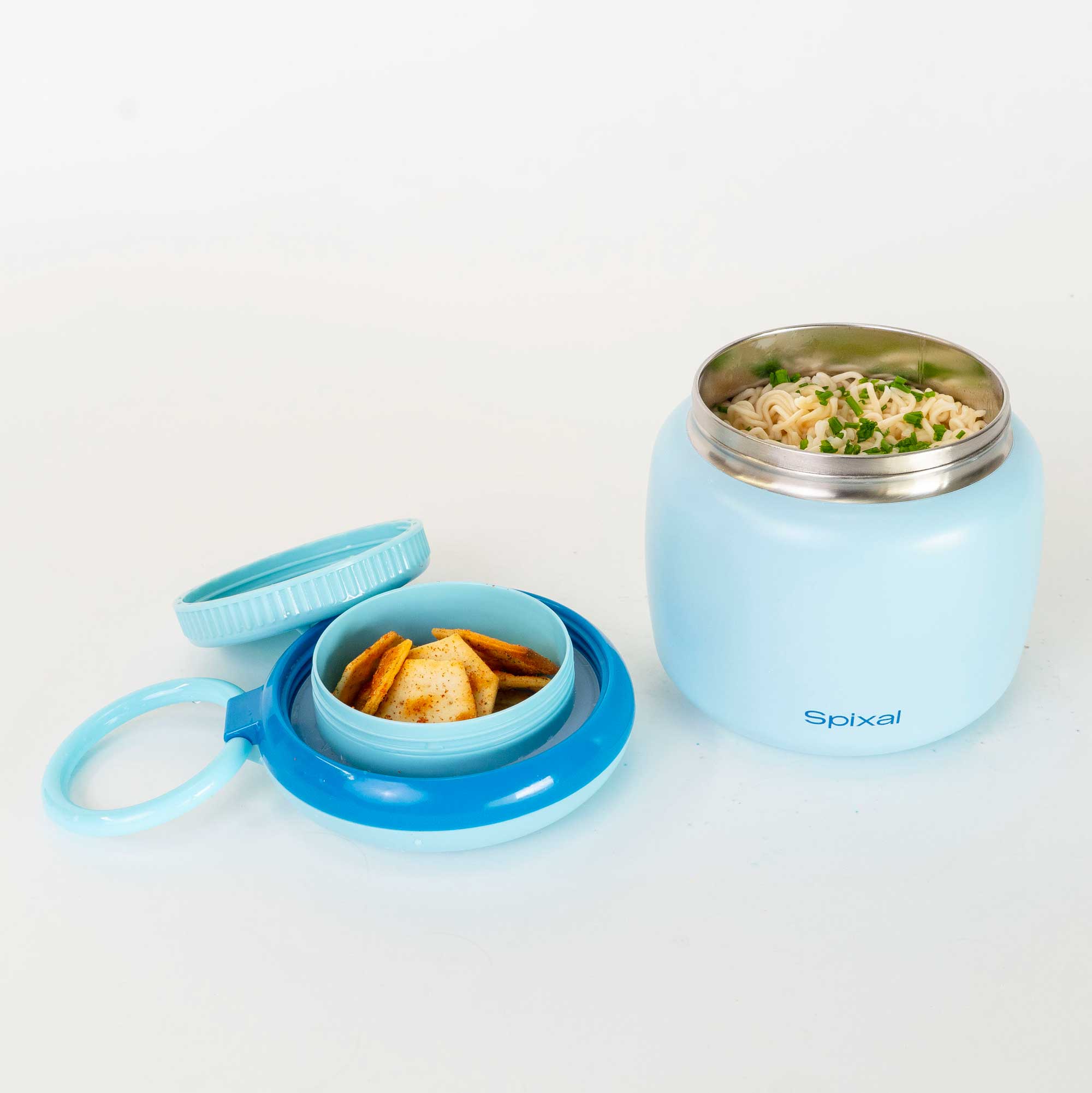 School Day Complete Set | Kids Lunch Bundle - Blue Swirl Secondary image