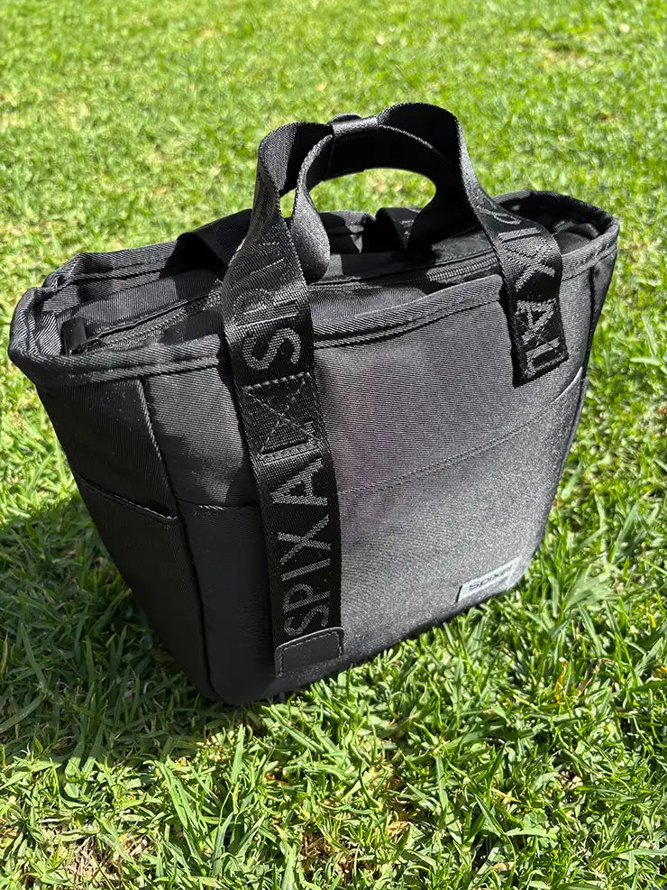 Commute Series Insulated Tote Lunch Bag Black — Pack work lunches | Spixal
