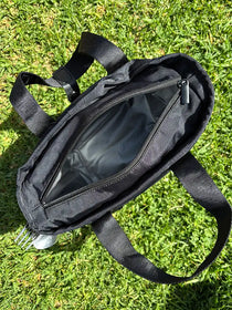 Commute Series Tote Insulated Lunch Bag Black — Leakpoof lining  | Spixal