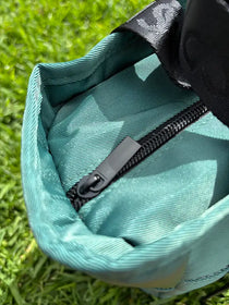 Commute Series Tote Lunch insulated Bag Green — zip closure to keep lunches cold | Spixal
