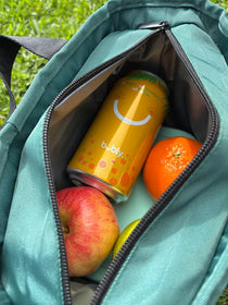 Commute Series Tote insulated Lunch Bag Green — leakproof peva lining keeps food fresh | Spixal