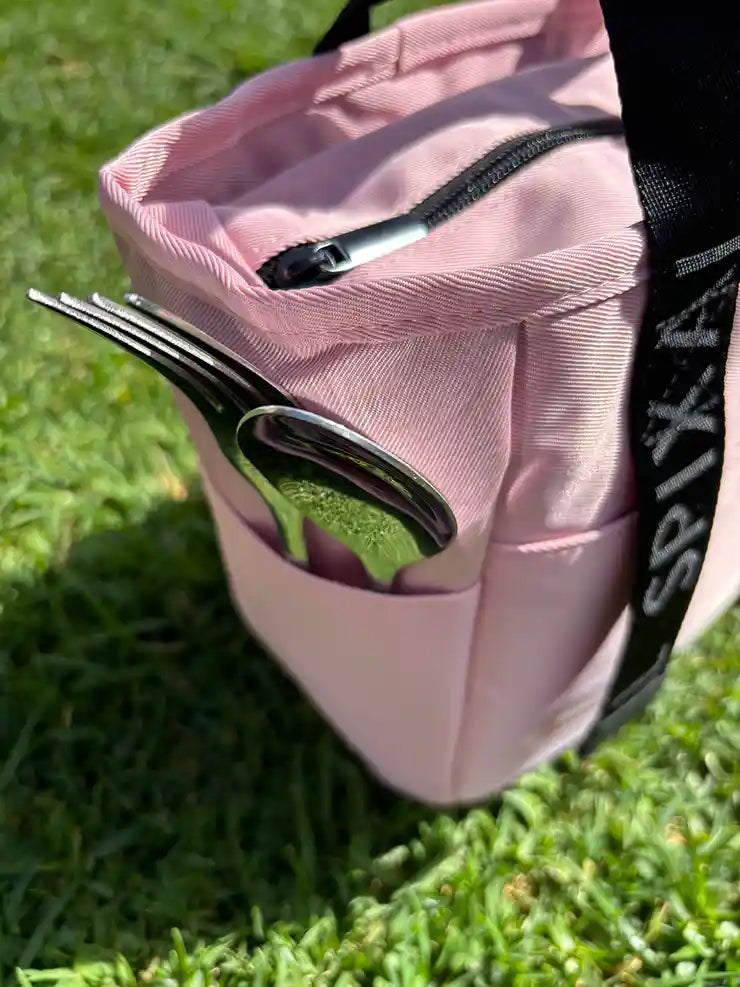 Commute Pink Large Insulated Lunch Tote Bag for Work & School