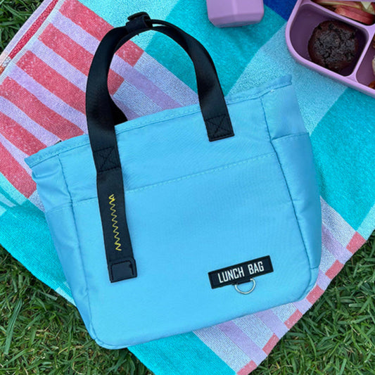 Spixal Lunch Bag & Bento Box Set - Blue