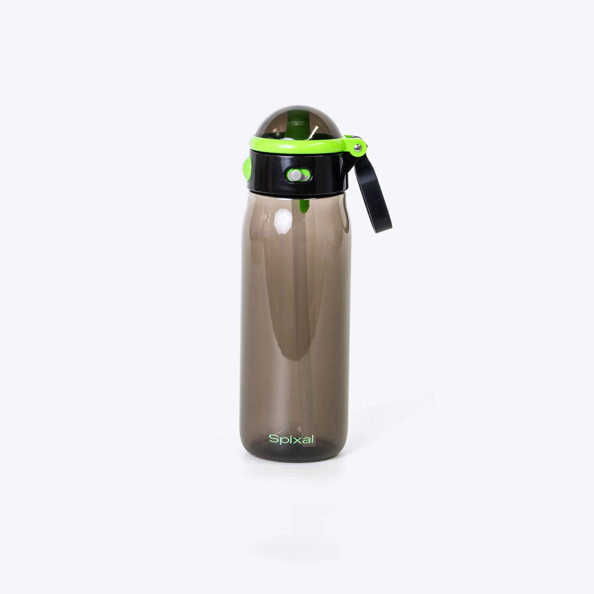 Spixal Lightweight Water Bottle 750ml Black — lockable flip-top kids drink bottle | Spixal