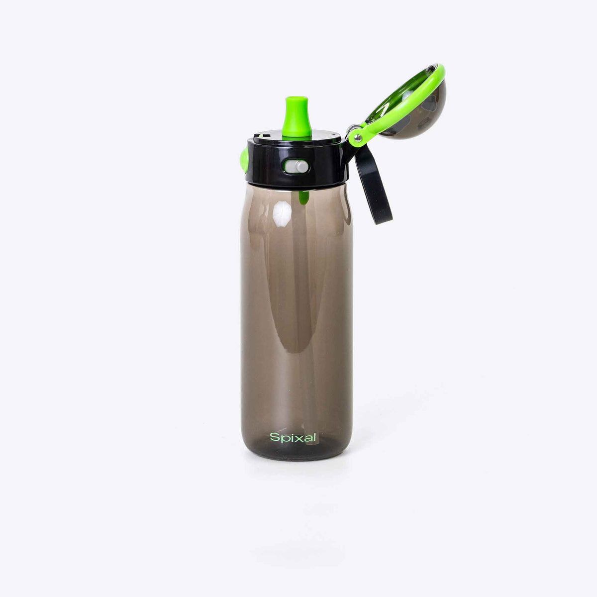 Spixal Lightweight Water Bottle 750ml Black — side view | Spixal