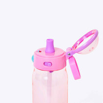 Spixal Lightweight Water Bottle 750ml Pink — lifestyle flat lay | Spixal