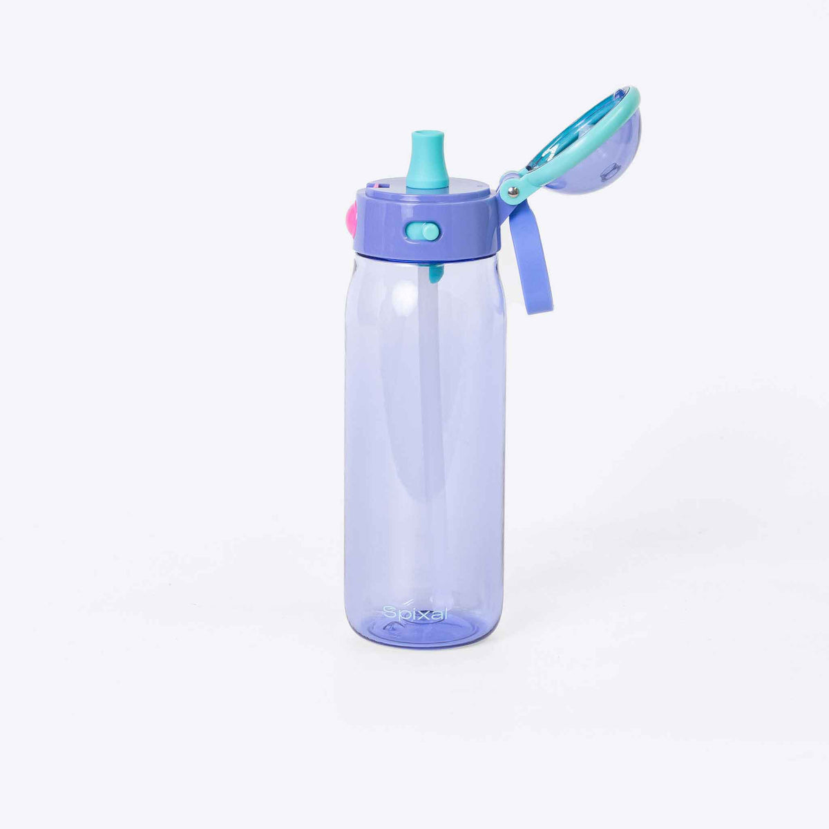 Spixal Lightweight Water Bottle 750ml Purple — side view | Spixal