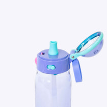 Spixal Lightweight Water Bottle 750ml Purple — lifestyle flat lay | Spixal