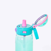 Spixal Lightweight Water Bottle 750ml Teal — lifestyle flat lay | Spixal
