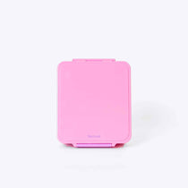 Duo Bento Lunch Box and Food Jar Pink — detail and hardware close up | Spixal