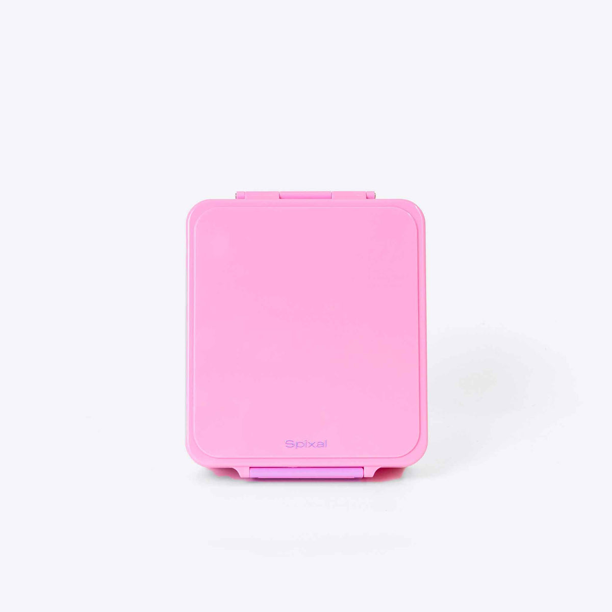 Duo Bento Lunch Box and Food Jar Pink — detail and hardware close up | Spixal