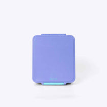 Duo Bento Lunch Box and Food Jar Purple — detail and hardware close up | Spixal