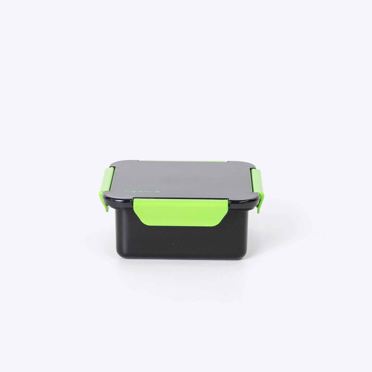 Flexi Snack Lunch Box Black — interior pockets and organisation detail | Spixal