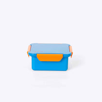 Flexi Snack Lunch Box Blue — interior pockets and organisation detail | Spixal