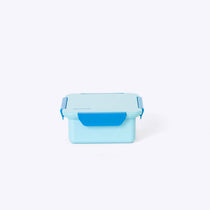 Flexi Snack Lunch Box Light Blue — interior pockets and organisation detail | Spixal