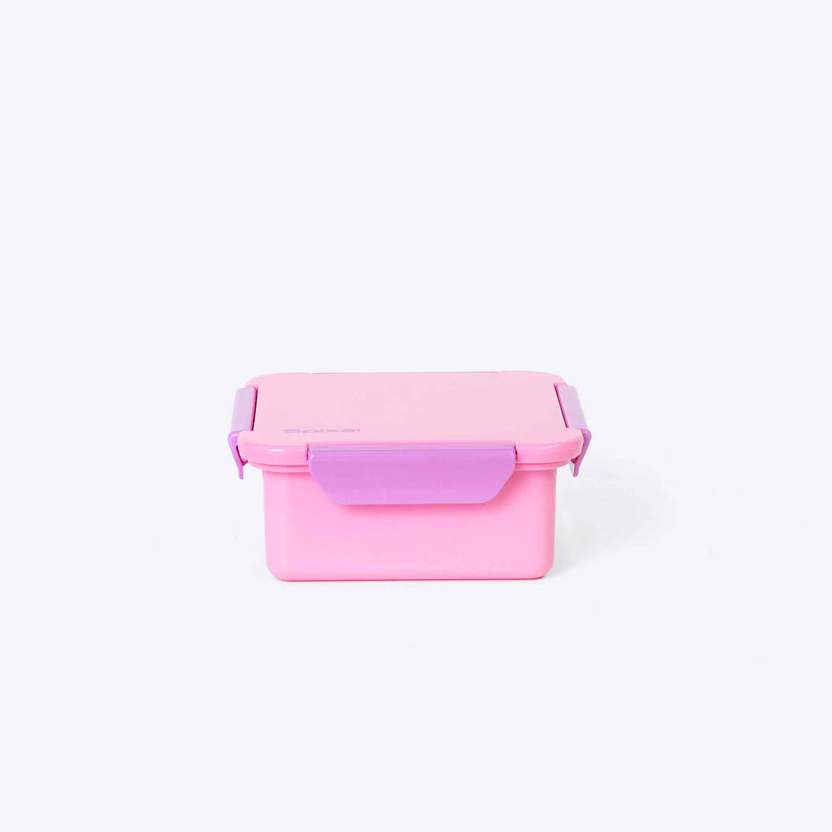 Flexi Snack Lunch Box Pink — interior pockets and organisation detail | Spixal