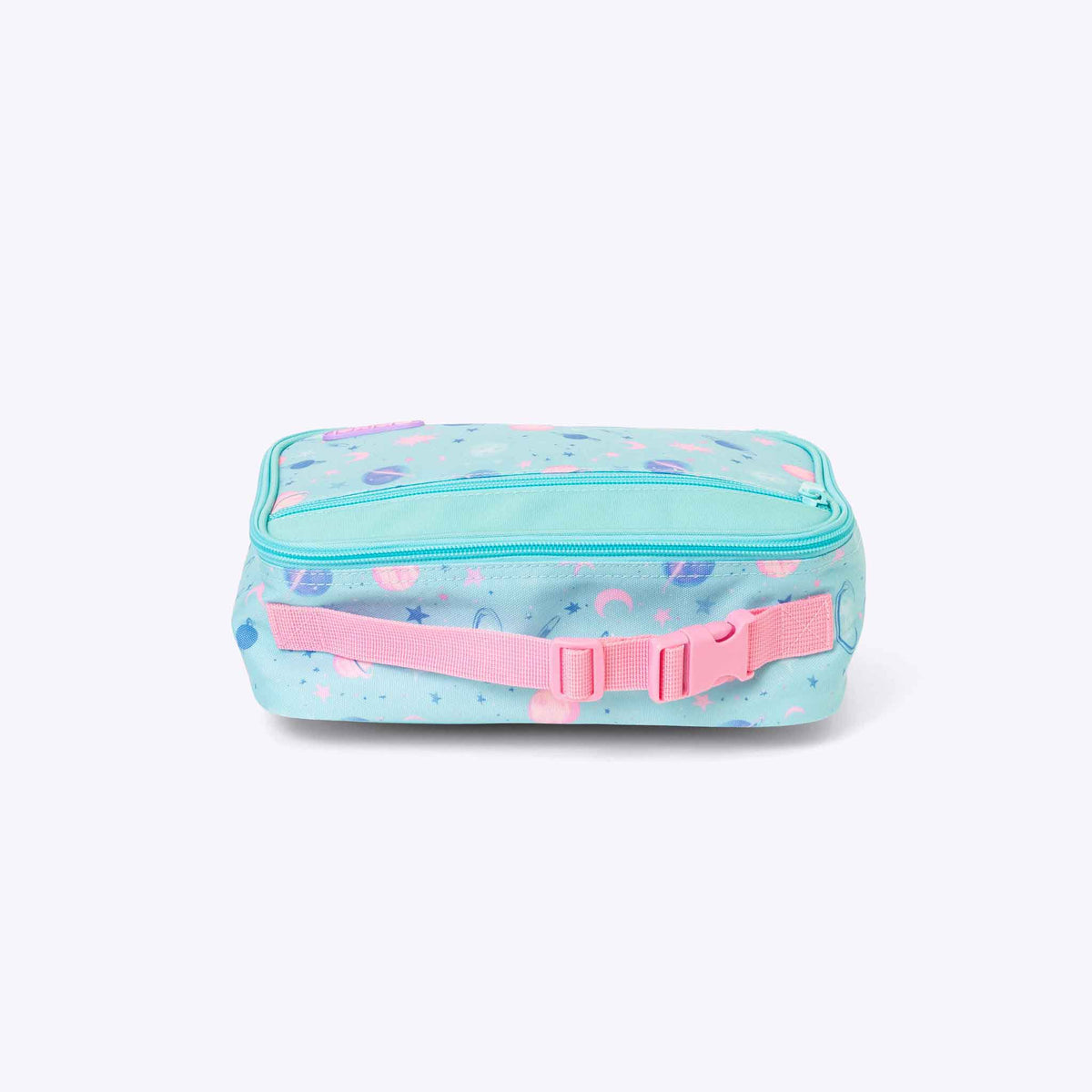 Kids Lunch Bag Astro Cat — interior pockets and organisation detail | Spixal