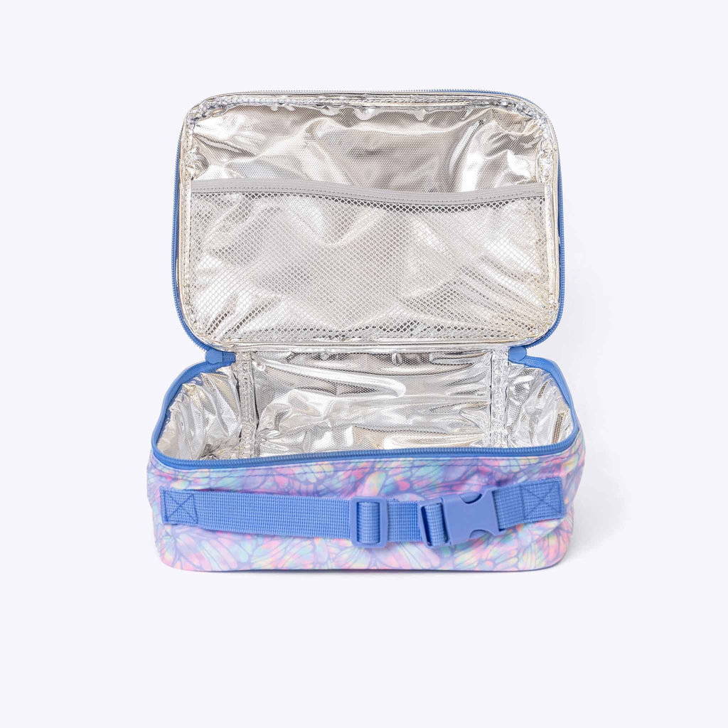 Kids Lunch Bag Butterfly — detail and hardware close up | Spixal