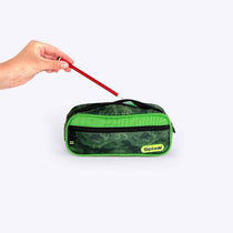 Kids Pencil Case Dinosaur Roar — interior pockets and organisation detail | Spixal