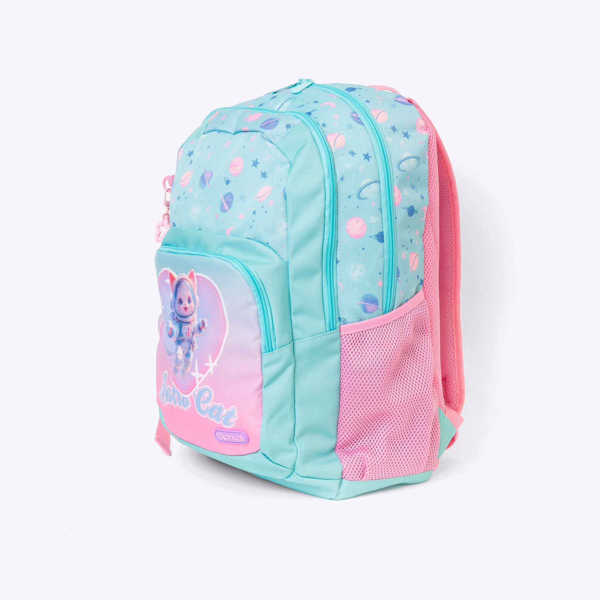 Kids Backpack Astro Cat — side view | Spixal