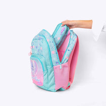Kids Backpack Astro Cat — lifestyle flat lay | Spixal