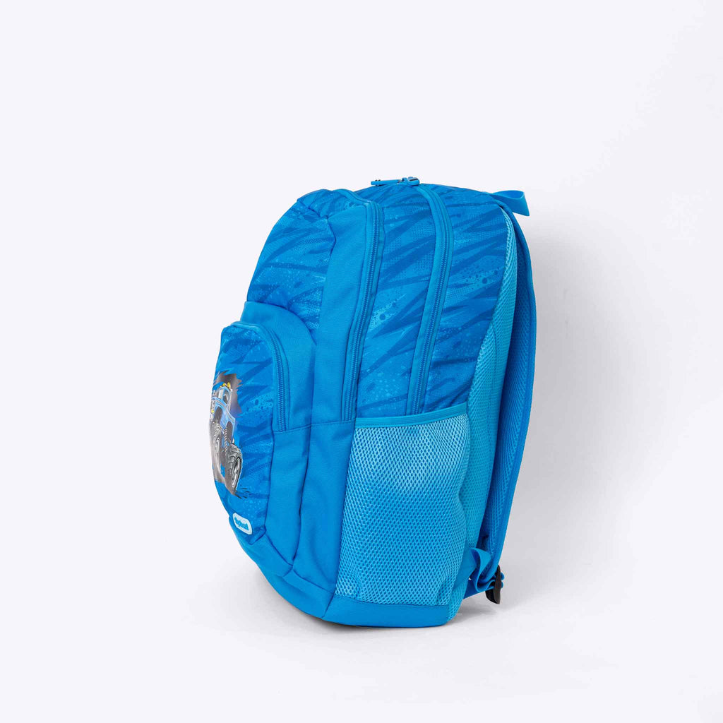 Kids Backpack Monster Truck — side view | Spixal