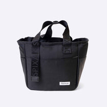 Commute Series Tote Lunch Bag Black — insulated womens lunch tote | Spixal