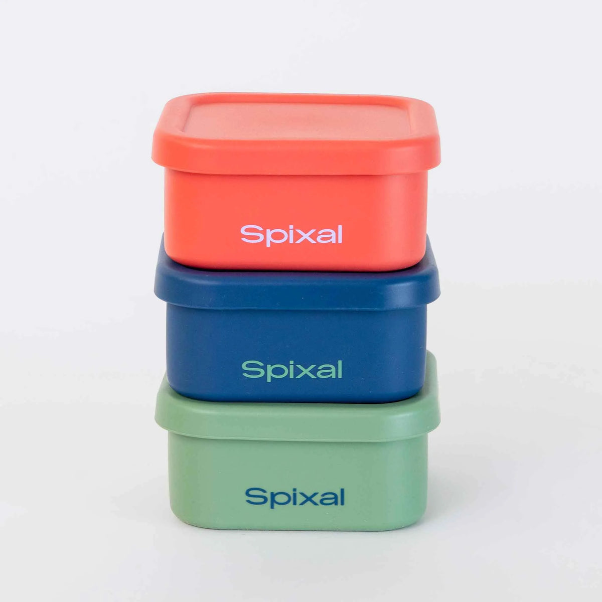 Silicone Midi Snack Boxes (3 Pack) - Leakproof - Bolds Main image