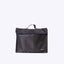 Matching black kids library bag with velcro flap and carry handle, front view | Axis bundle | Spixal