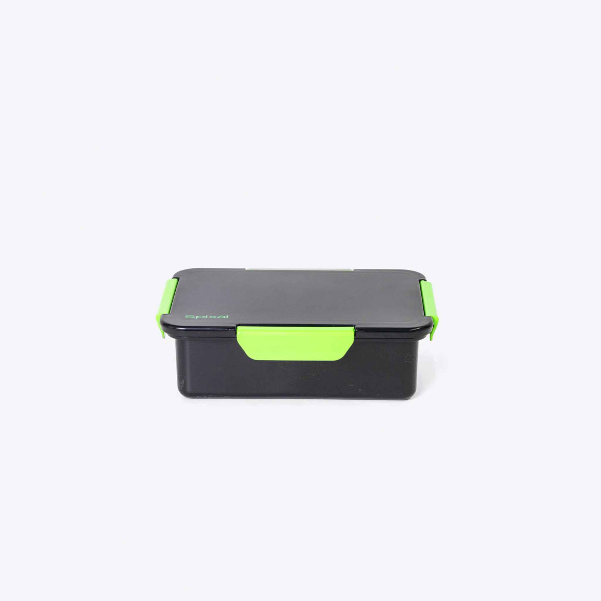 Quad Bento Lunch Box Black — interior pockets and organisation detail | Spixal