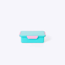 Quad Bento Lunch Box Teal — interior pockets and organisation detail | Spixal