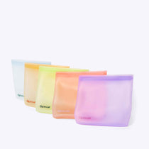 Reusable Sandwich & Snack Bags (5 Pack) — interior pockets and organisation detail | Spixal
