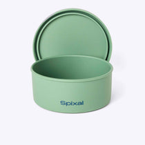 Round Bento Green — lifestyle flat lay | Spixal