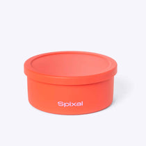 Round Bento Coral — interior pockets and organisation detail | Spixal