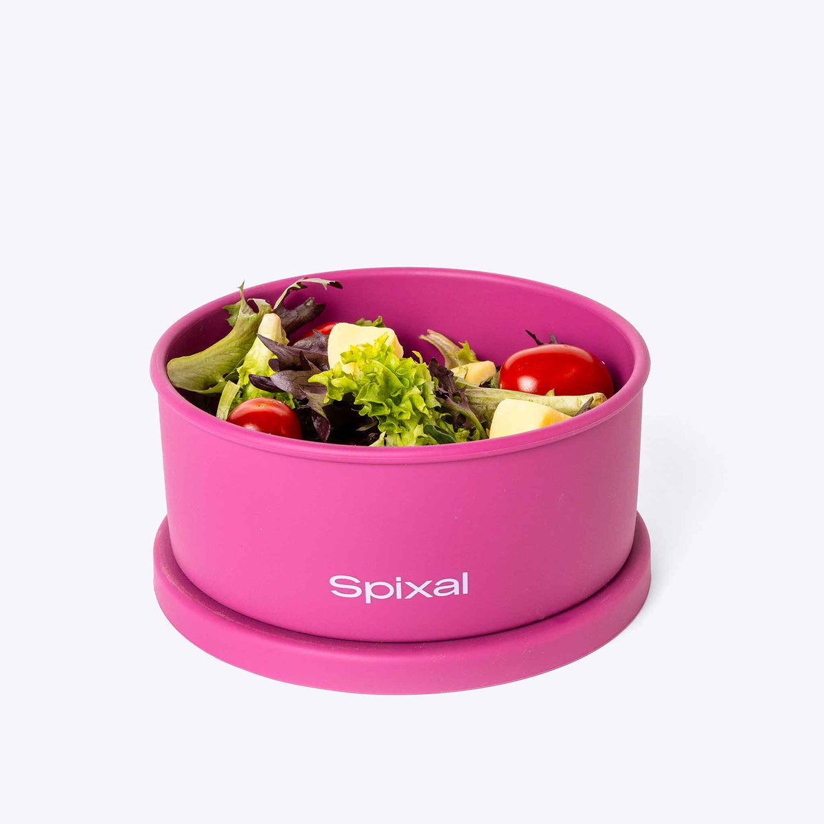 Round Bento Pink — side view | Spixal