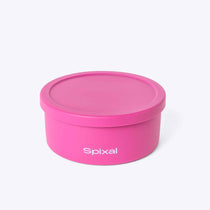 Round Bento Pink — interior pockets and organisation detail | Spixal