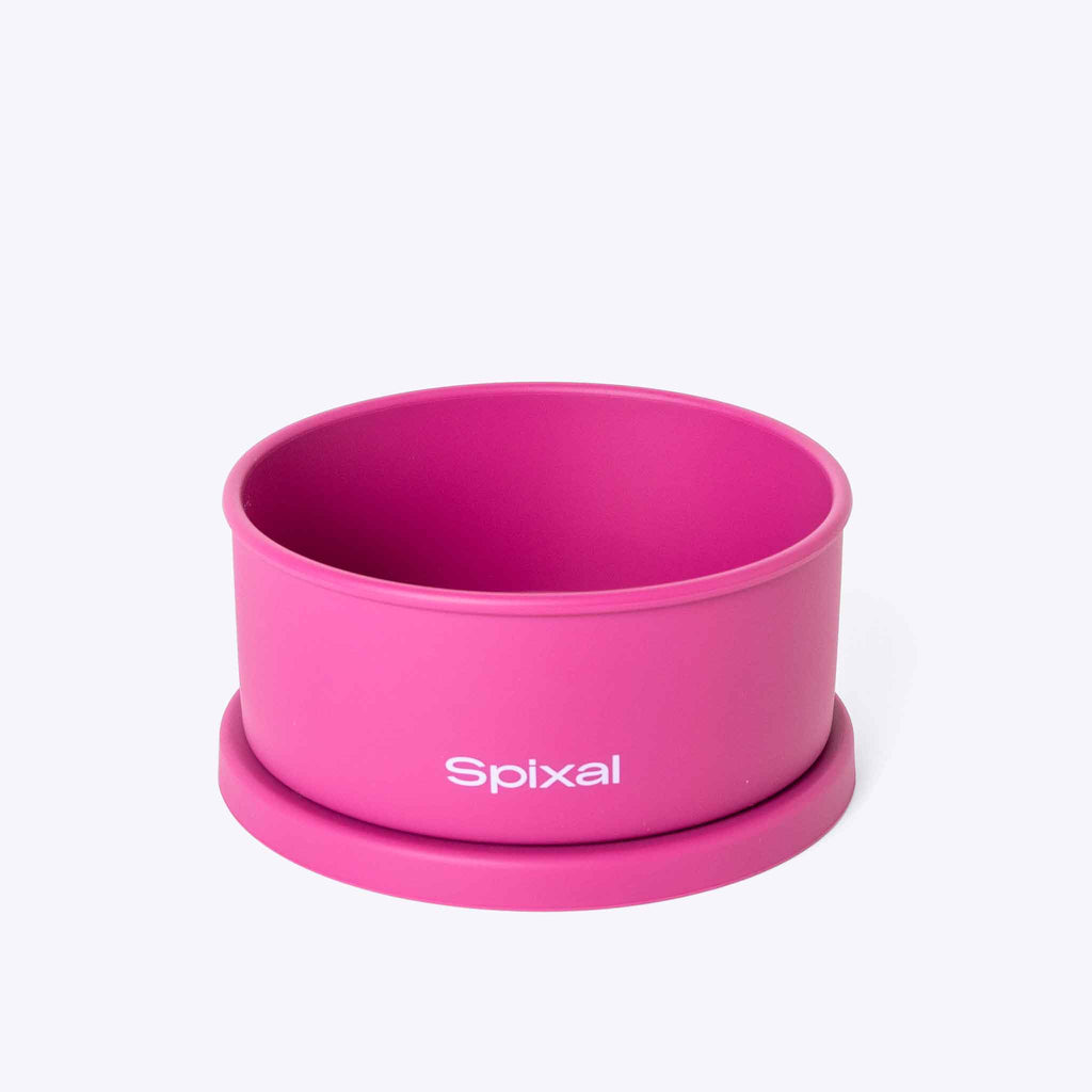 Round Bento Pink — lifestyle flat lay | Spixal