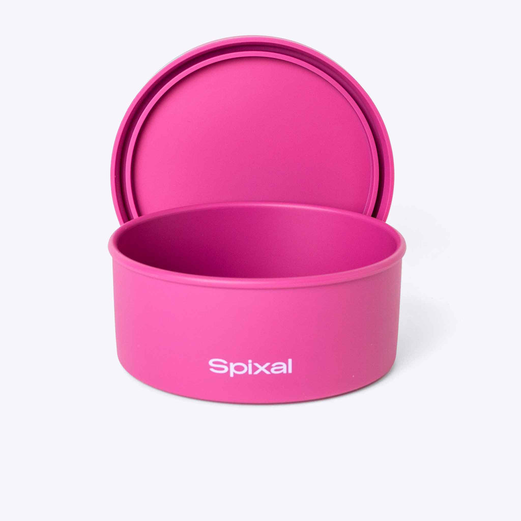 Round Bento Pink — detail and hardware close up | Spixal