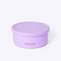 Round Bento Purple — lifestyle flat lay | Spixal