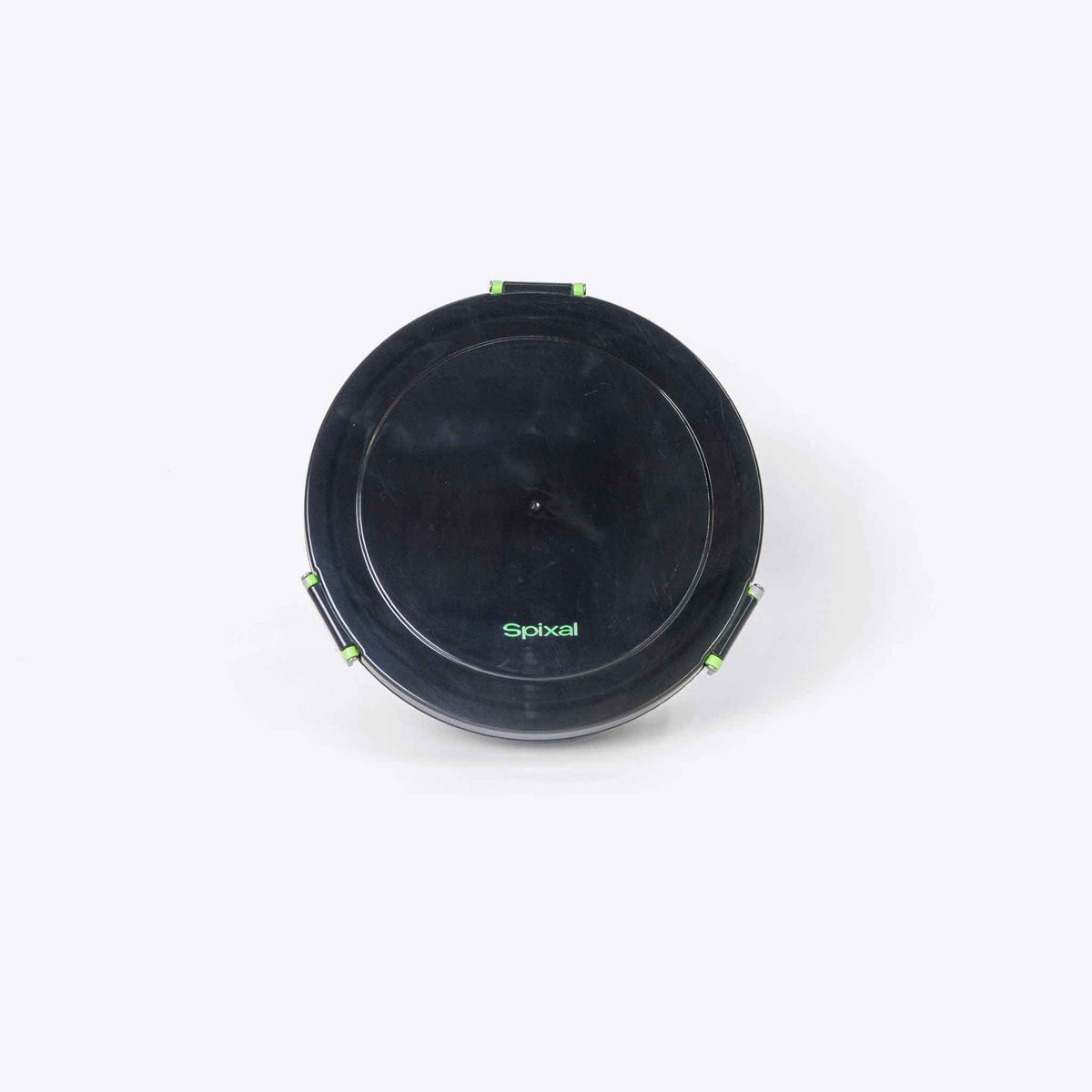 Roundie Bento Lunch Box Black — interior pockets and organisation detail | Spixal