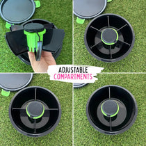 Roundie Bento Lunch Box Black