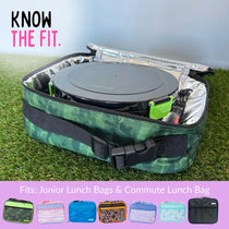 Roundie Bento Lunch Box Black