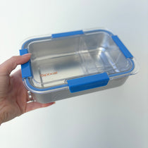 Core Lightweight Stainless Steel Large Durable Bento Lunch Box Blue — deep base | Spixal