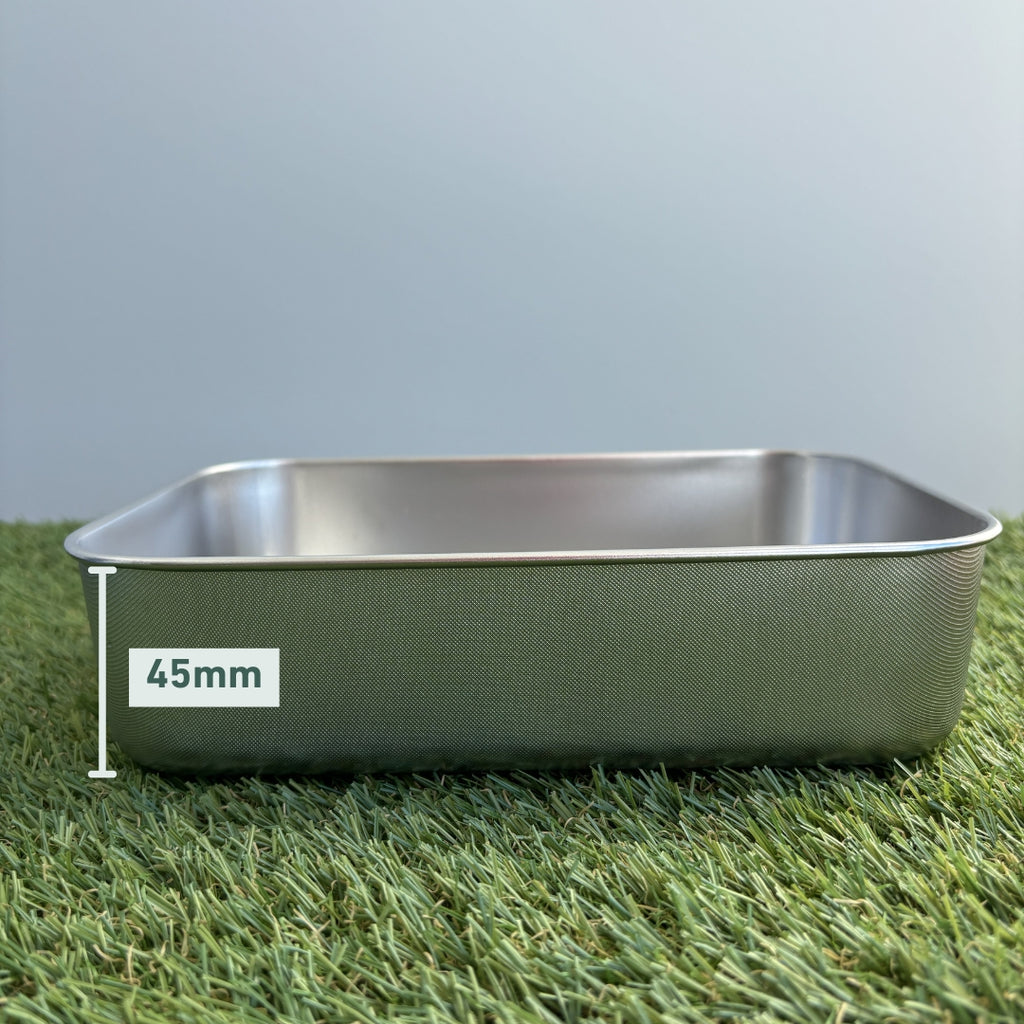 Core Lightweight Stainless Steel Large Durable Bento Lunch Box 1200ml — 3 removable compartments with a deep base | Spixal